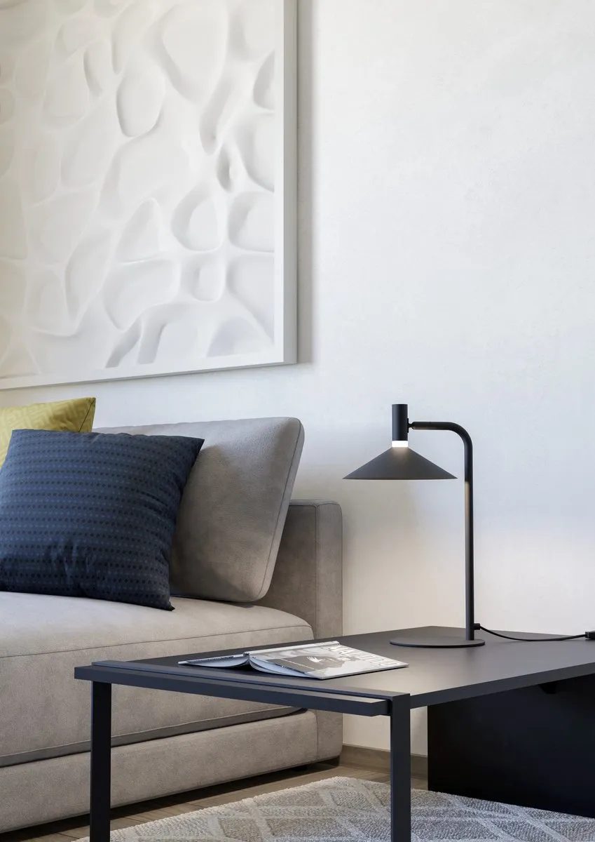 EGLO connect.z Conomavilla-Z Smart Tafellamp - 22cm - Zwart/Wit