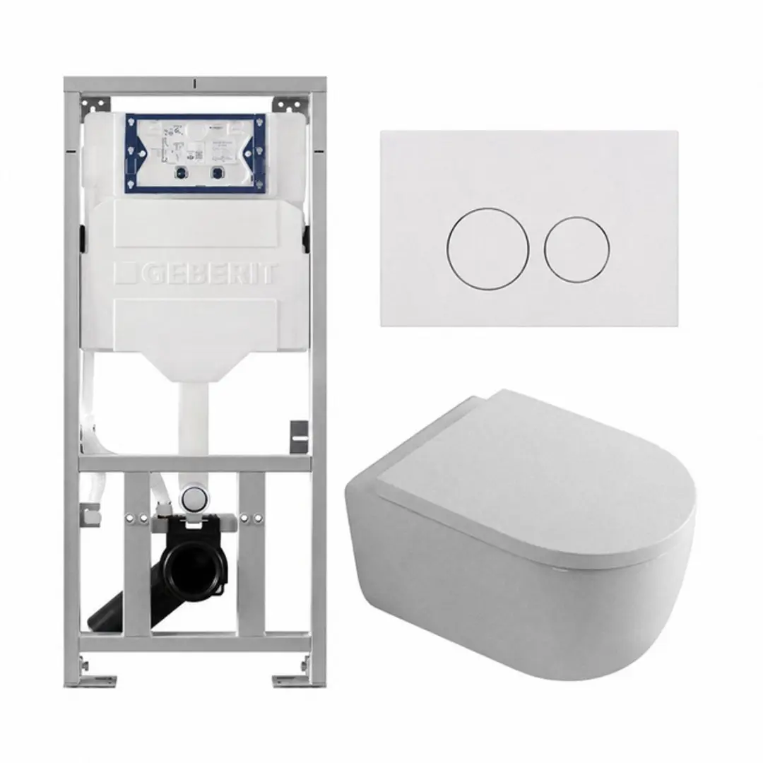 QeramiQ Dely Swirl Toiletset