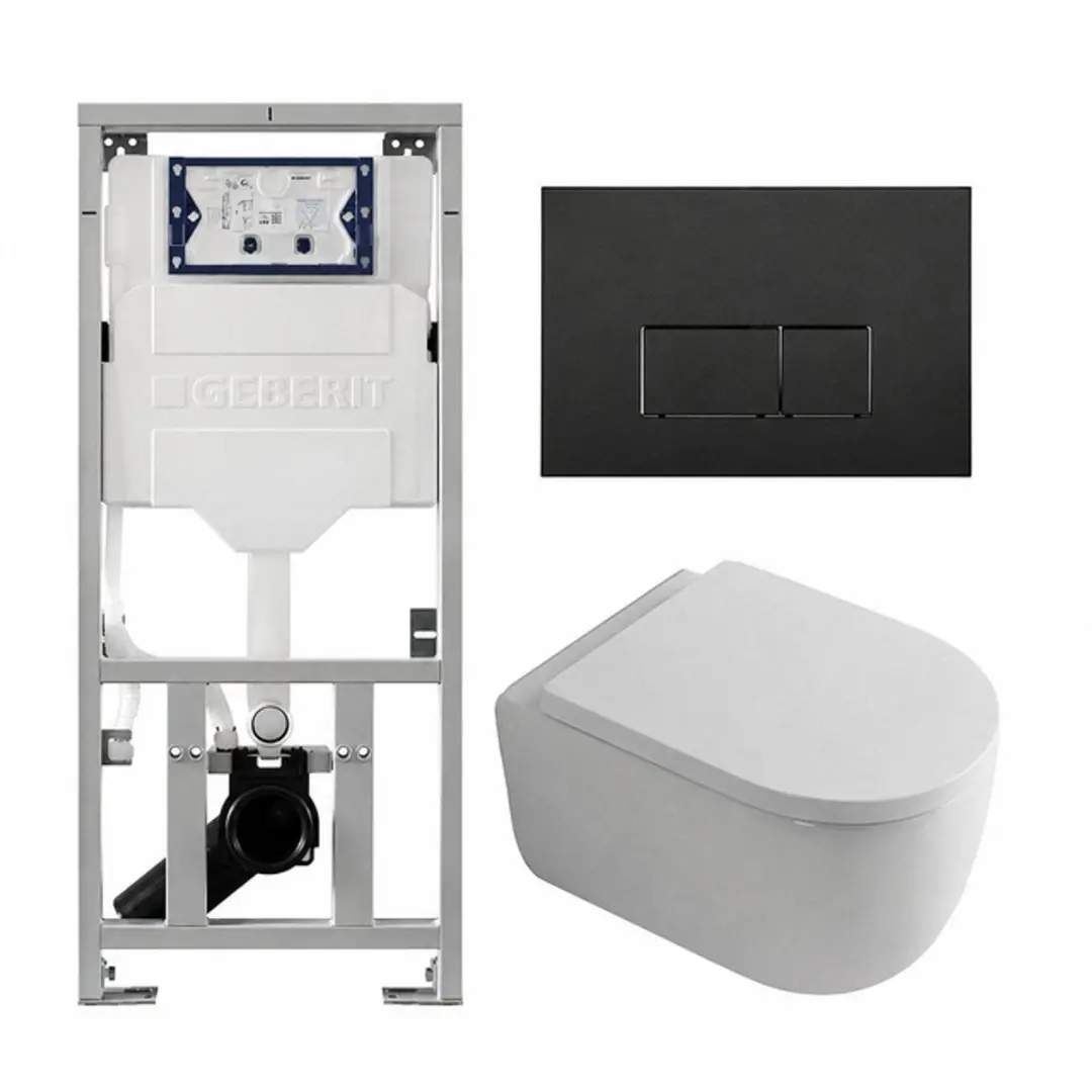 QeramiQ Dely Swirl Toiletset