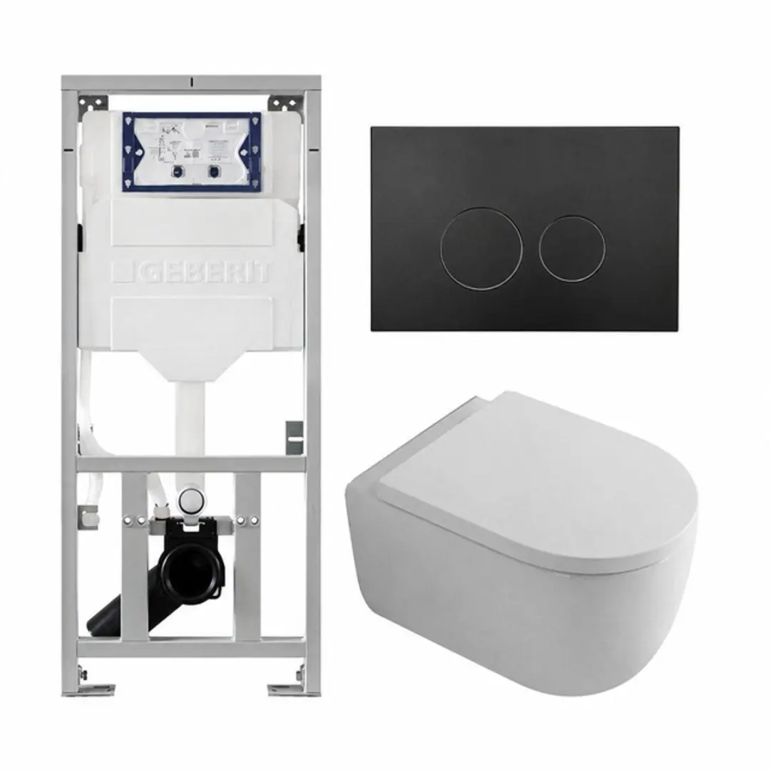 QeramiQ Dely Swirl Toiletset