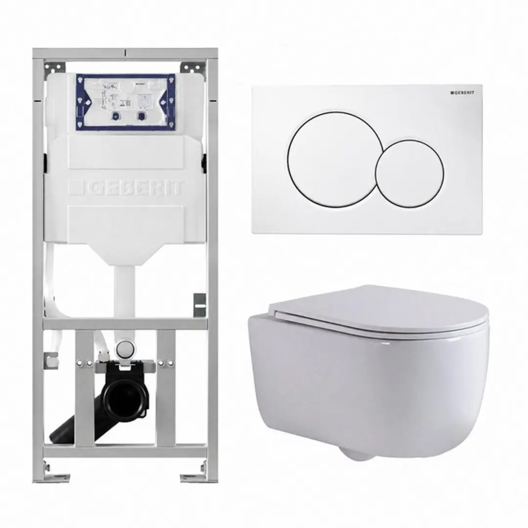QeramiQ Dely Swirl Toiletset