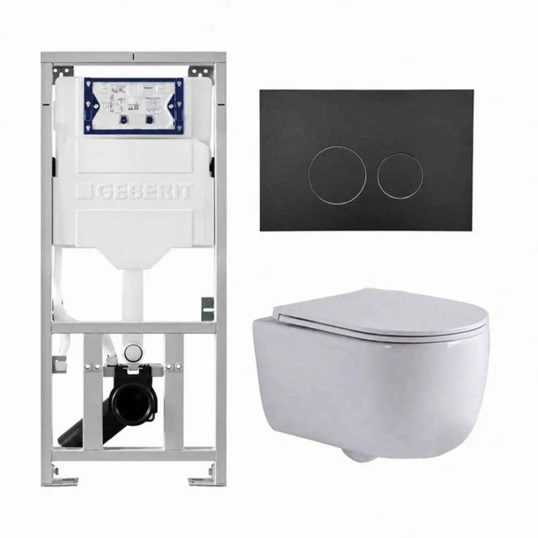 QeramiQ Dely Swirl Toiletset