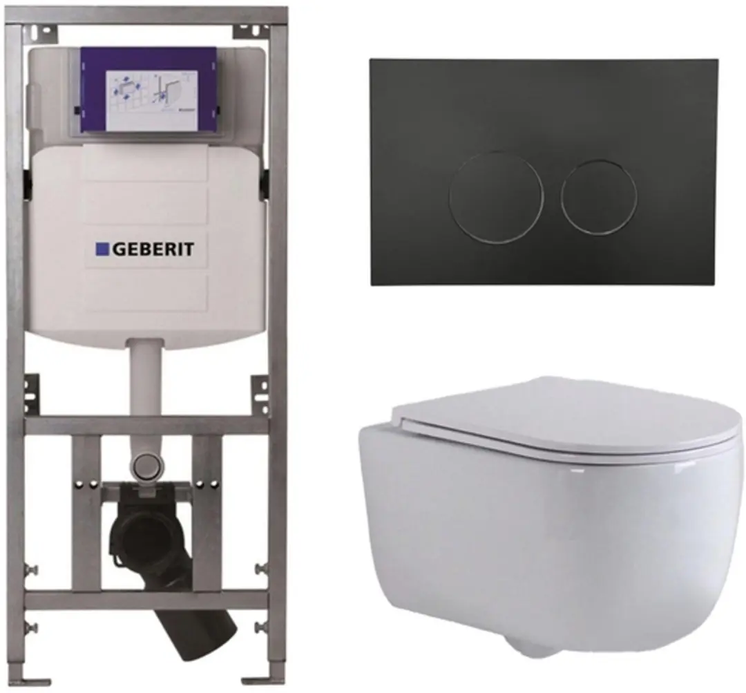 QeramiQ Dely Swirl Toiletset