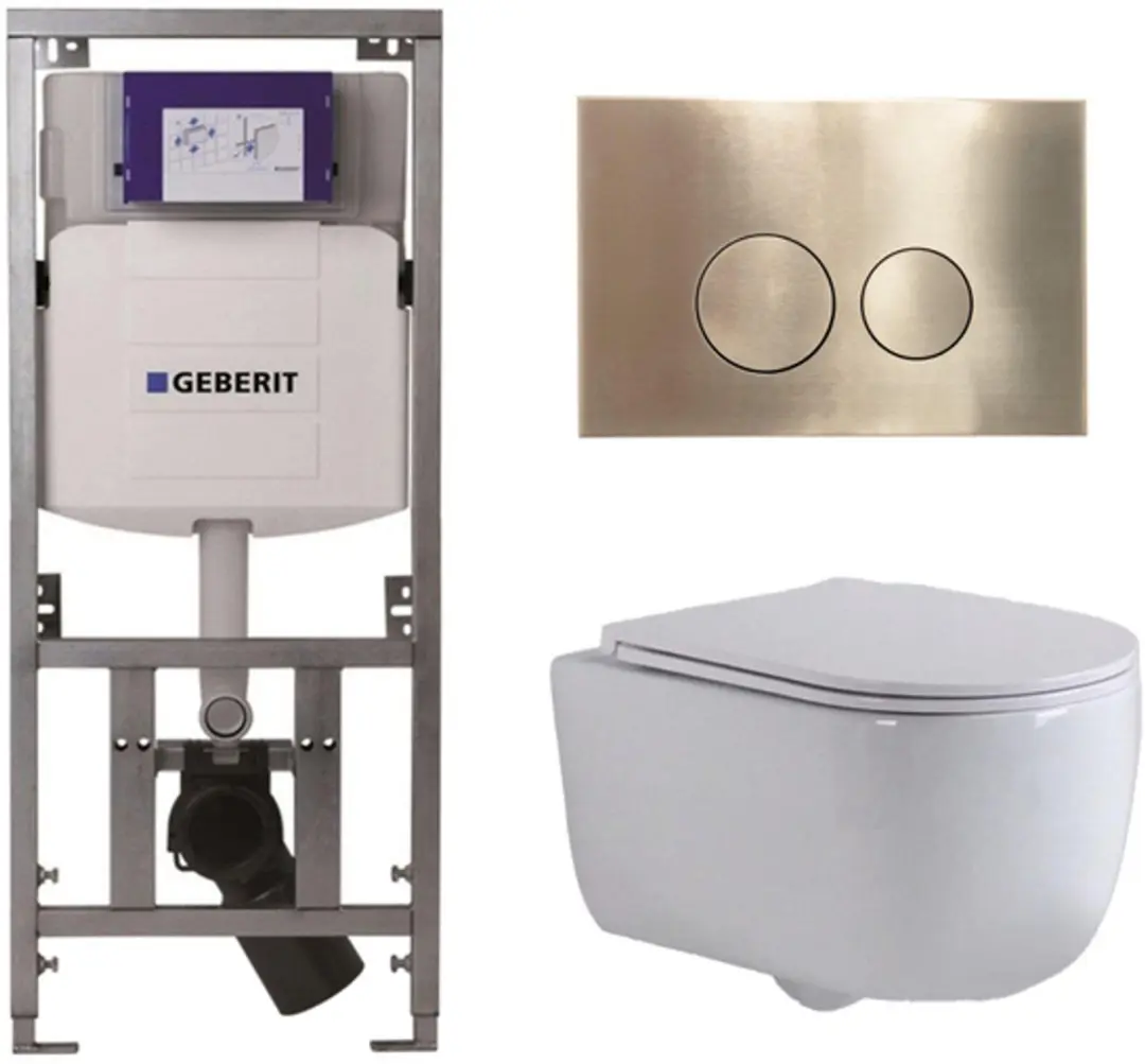 QeramiQ Dely Swirl Toiletset
