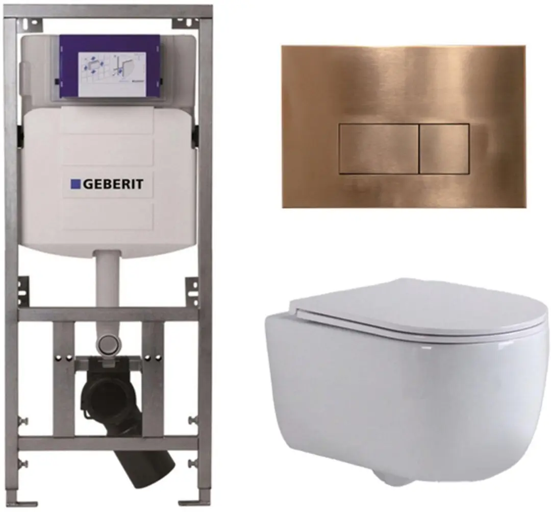 QeramiQ Dely Swirl Toiletset