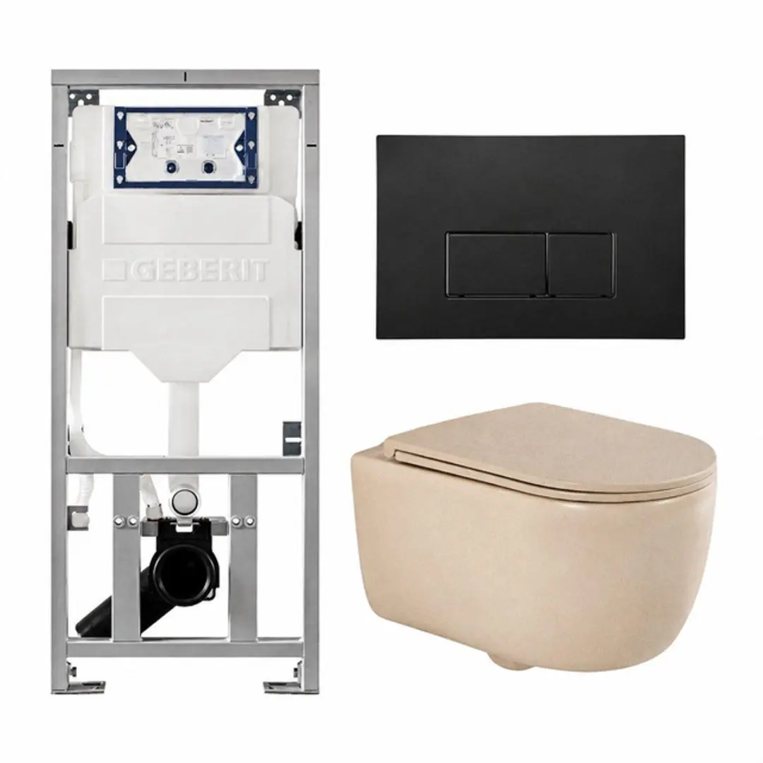 QeramiQ Dely Swirl Toiletset
