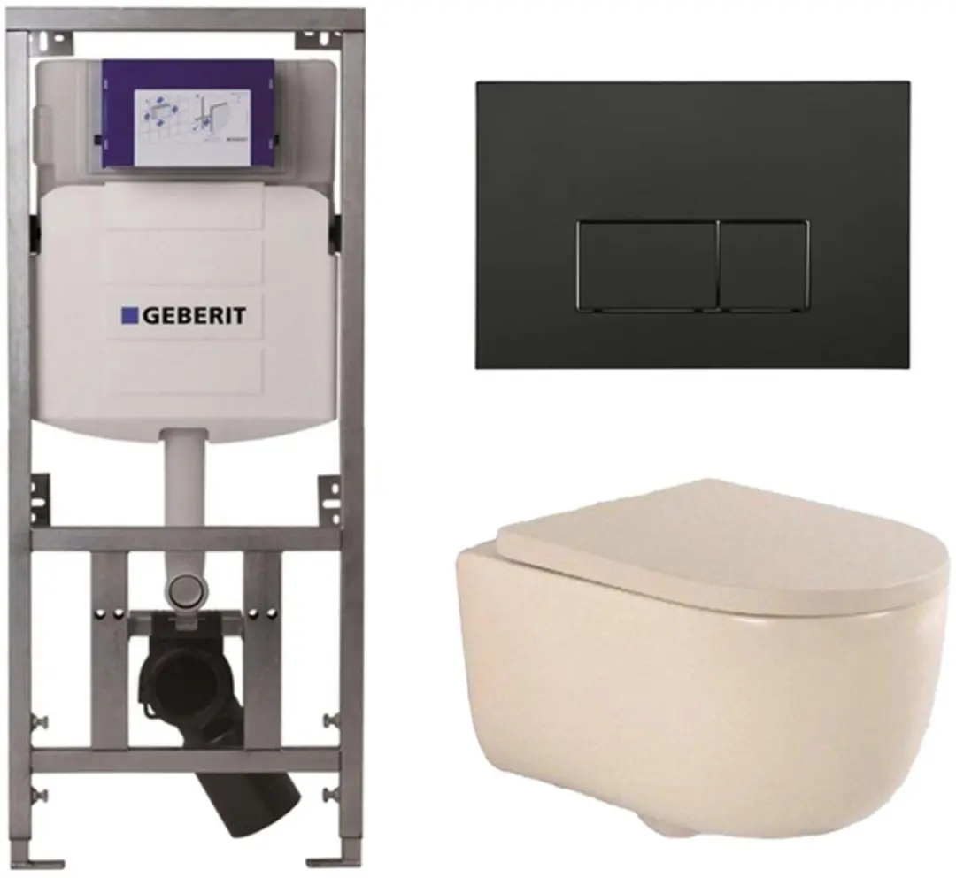 QeramiQ Dely Swirl Toiletset