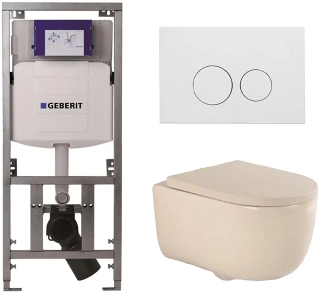 QeramiQ Dely Swirl Toiletset