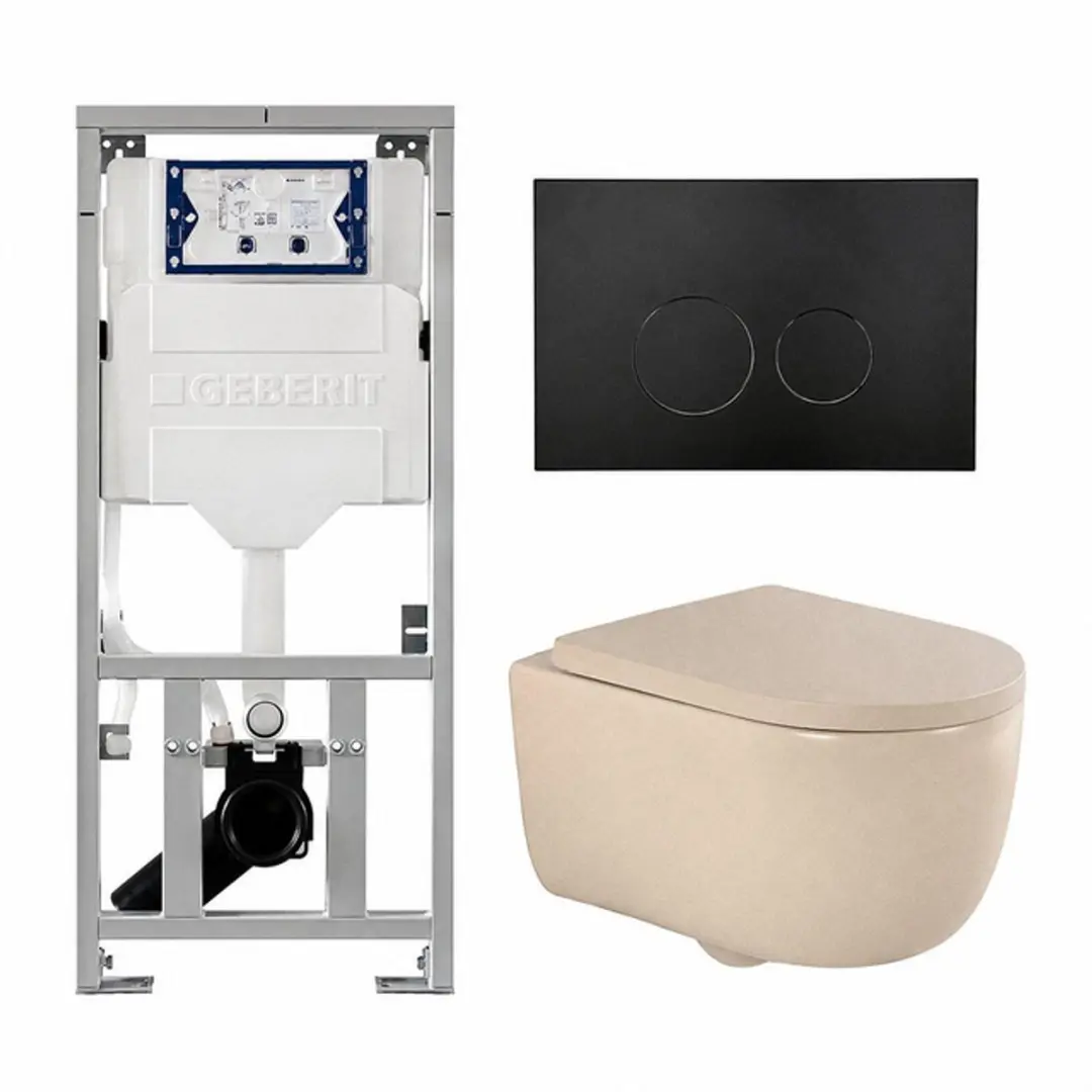 QeramiQ Dely Swirl Toiletset
