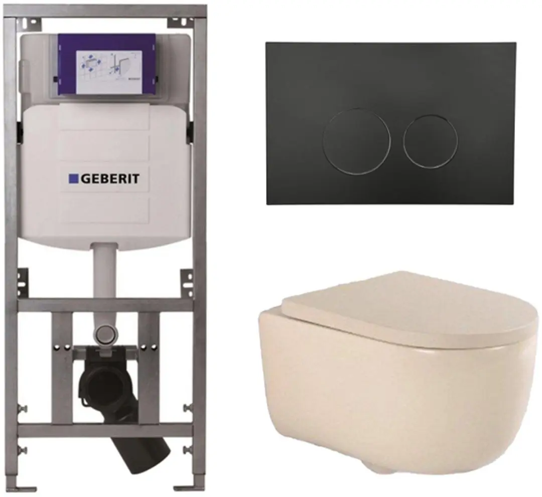 QeramiQ Dely Swirl Toiletset