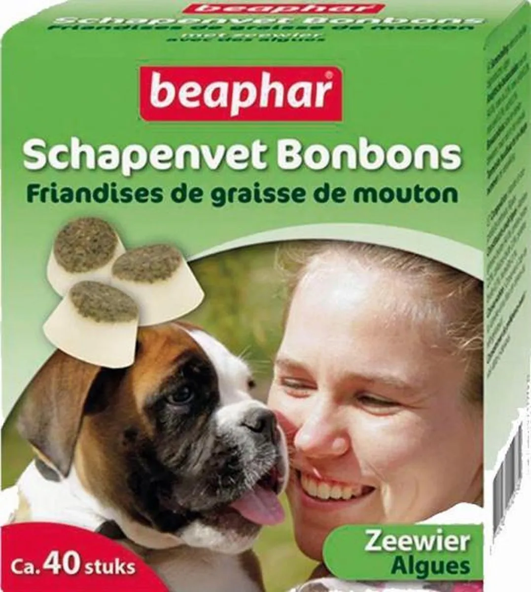 Beaphar Schapenvet Bonbons Zeewier Maxi 245g