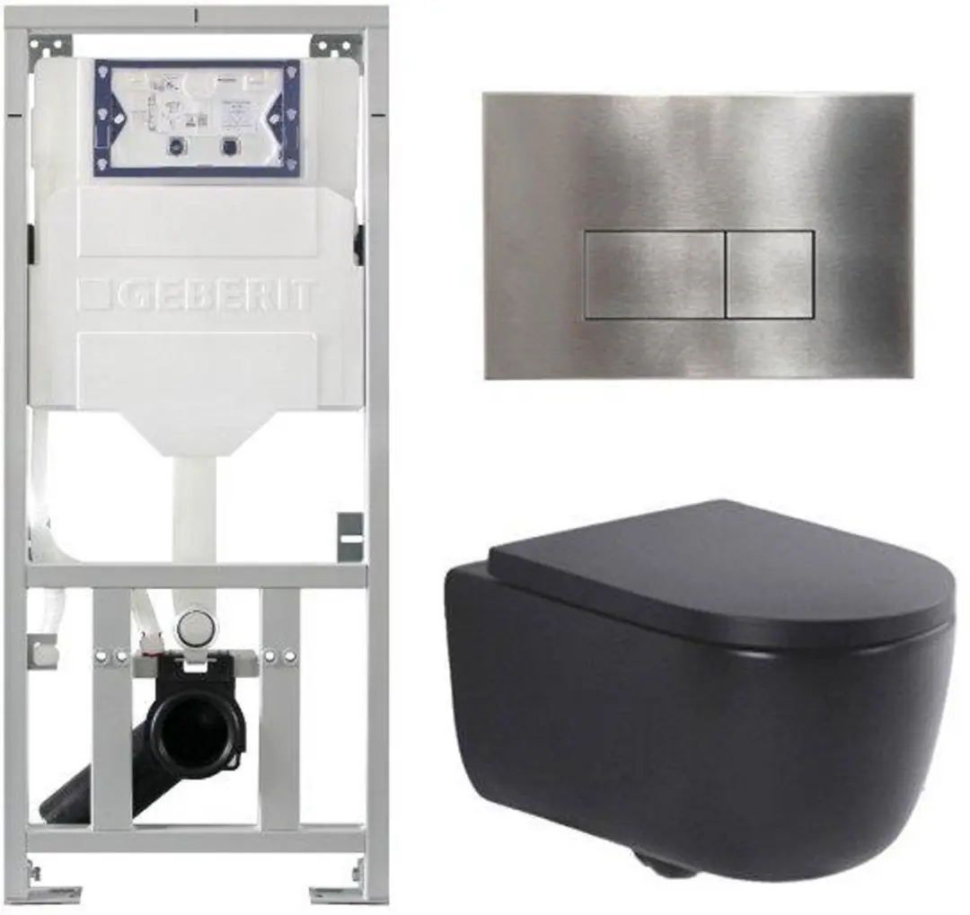 QeramiQ Dely Swirl Toiletset