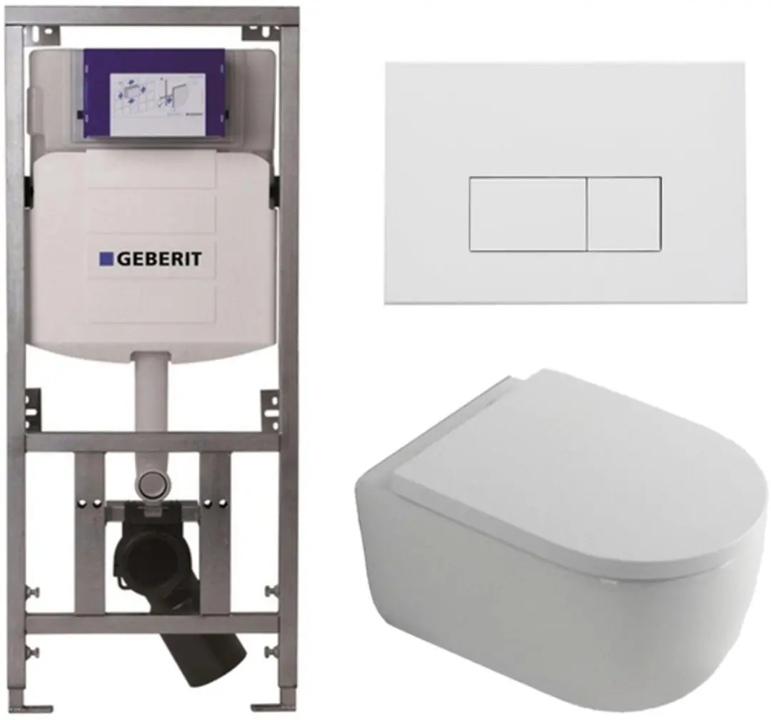 QeramiQ Dely Swirl Toiletset