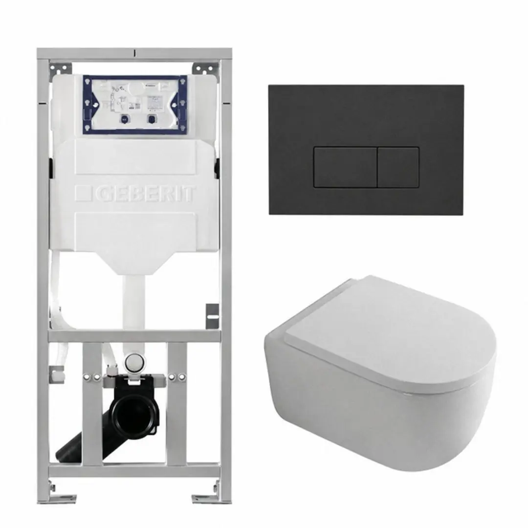 QeramiQ Dely Swirl Toiletset