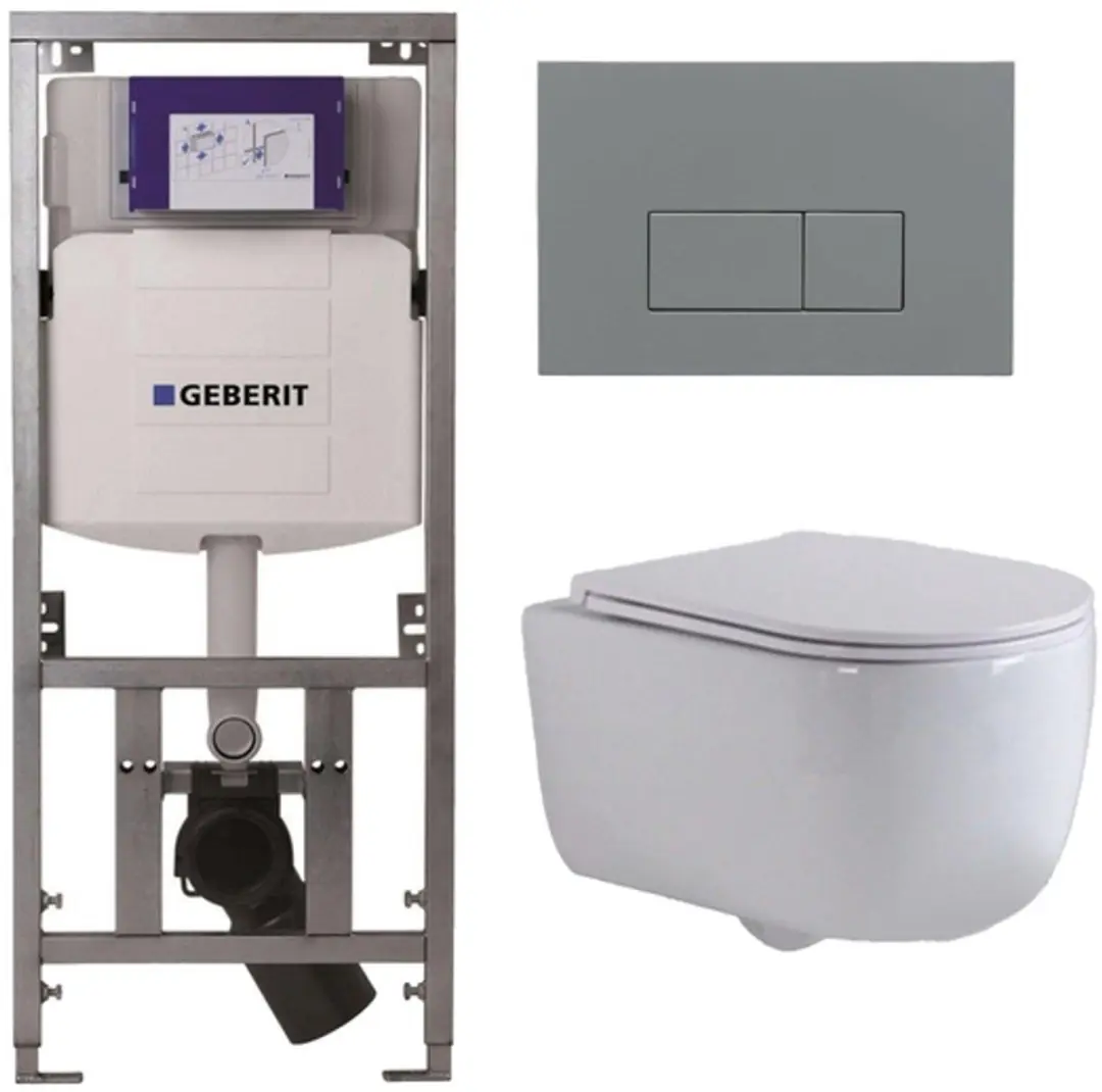 QeramiQ Dely Swirl Toiletset