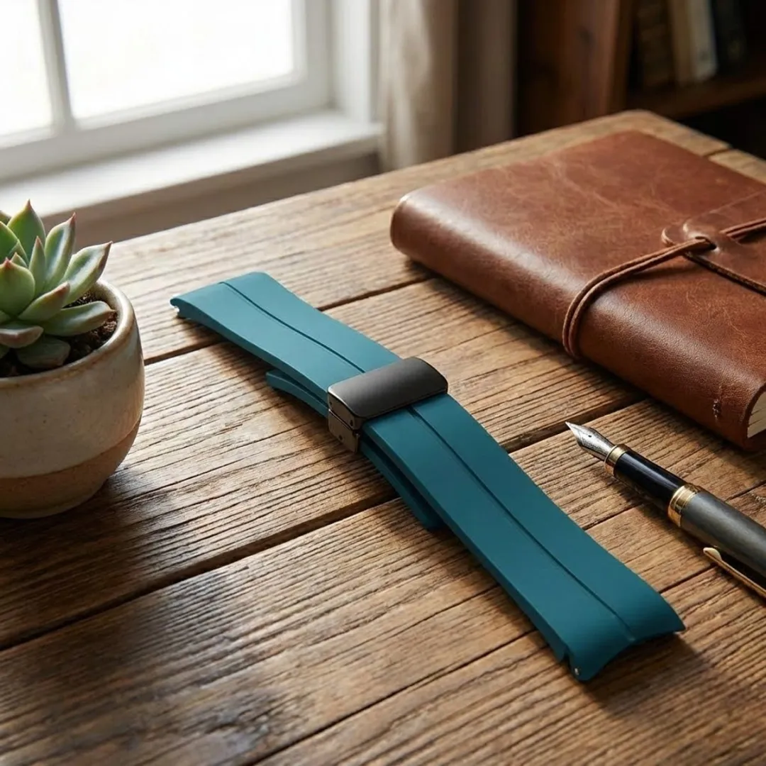 NUVEX Blauw Siliconen Horlogebandje 20mm - Samsung Galaxy Watch