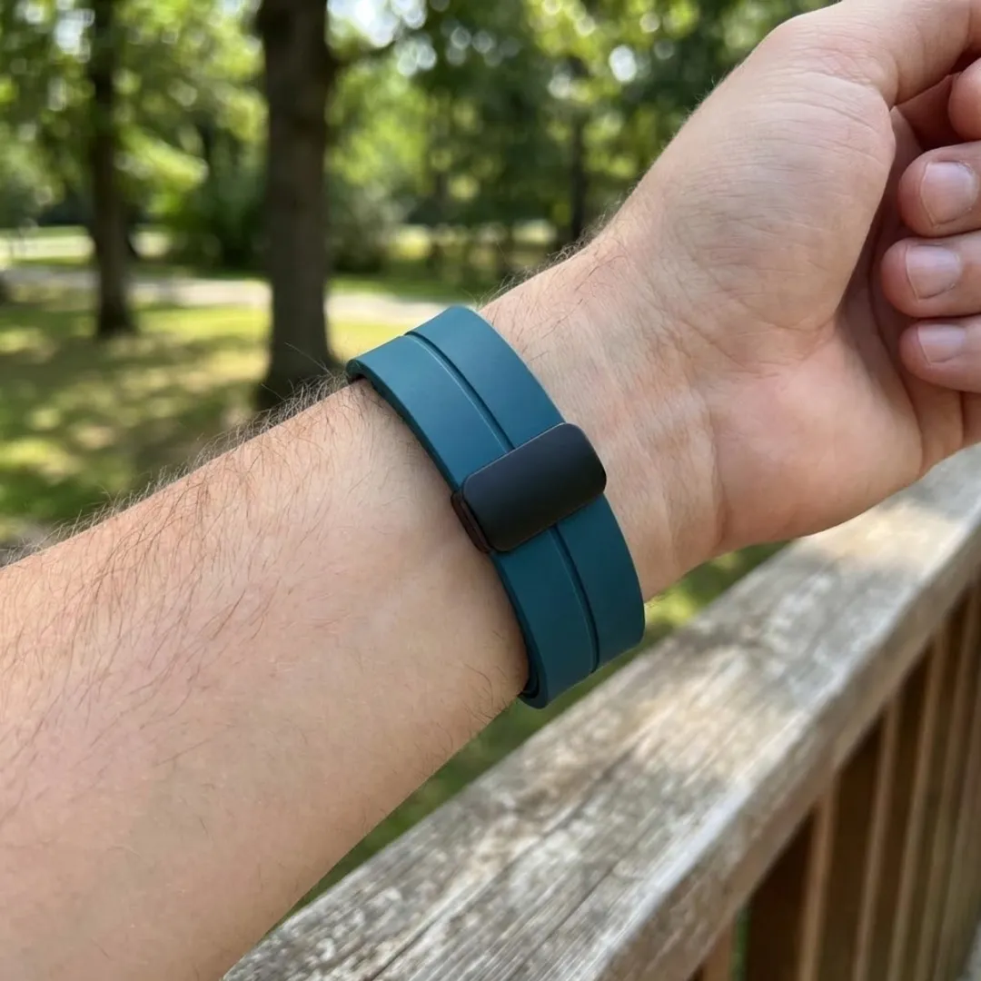 NUVEX Blauw Siliconen Horlogebandje 20mm - Samsung Galaxy Watch