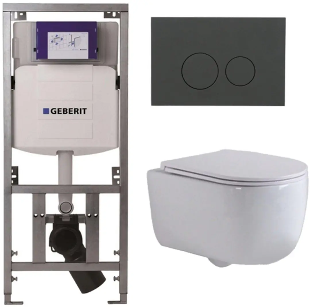 QeramiQ Dely Swirl Toiletset