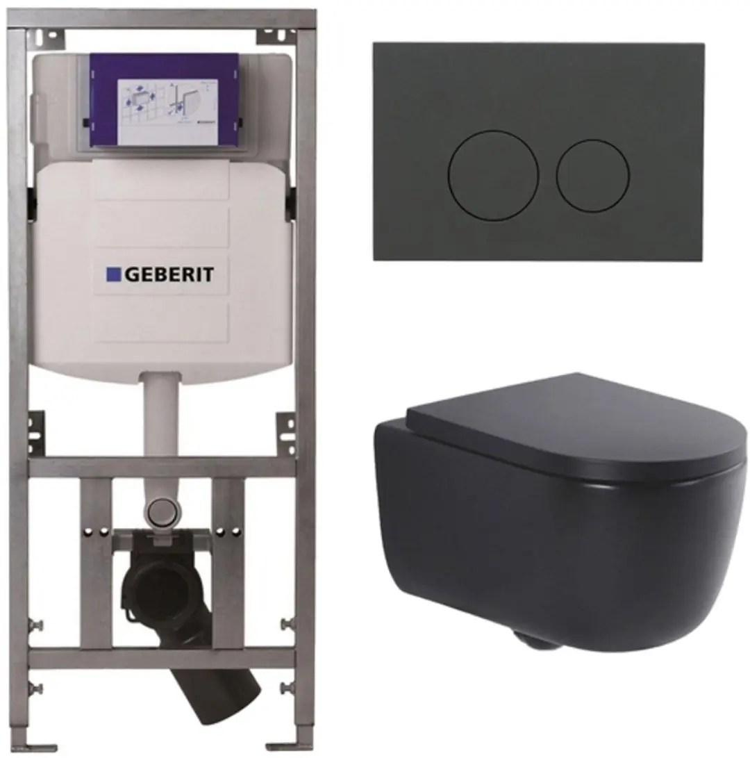 QeramiQ Dely Swirl Toiletset