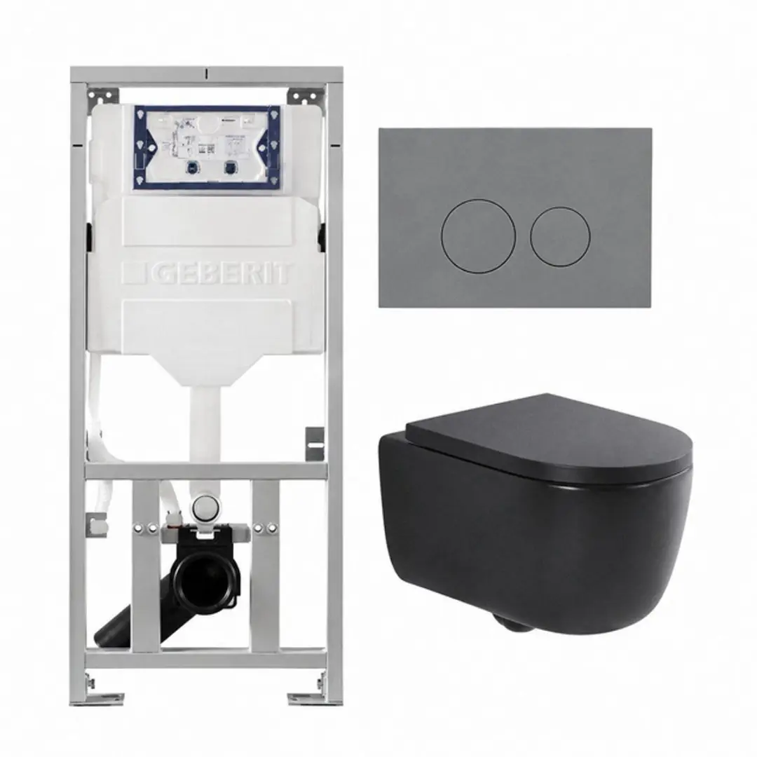 QeramiQ Dely Swirl Toiletset