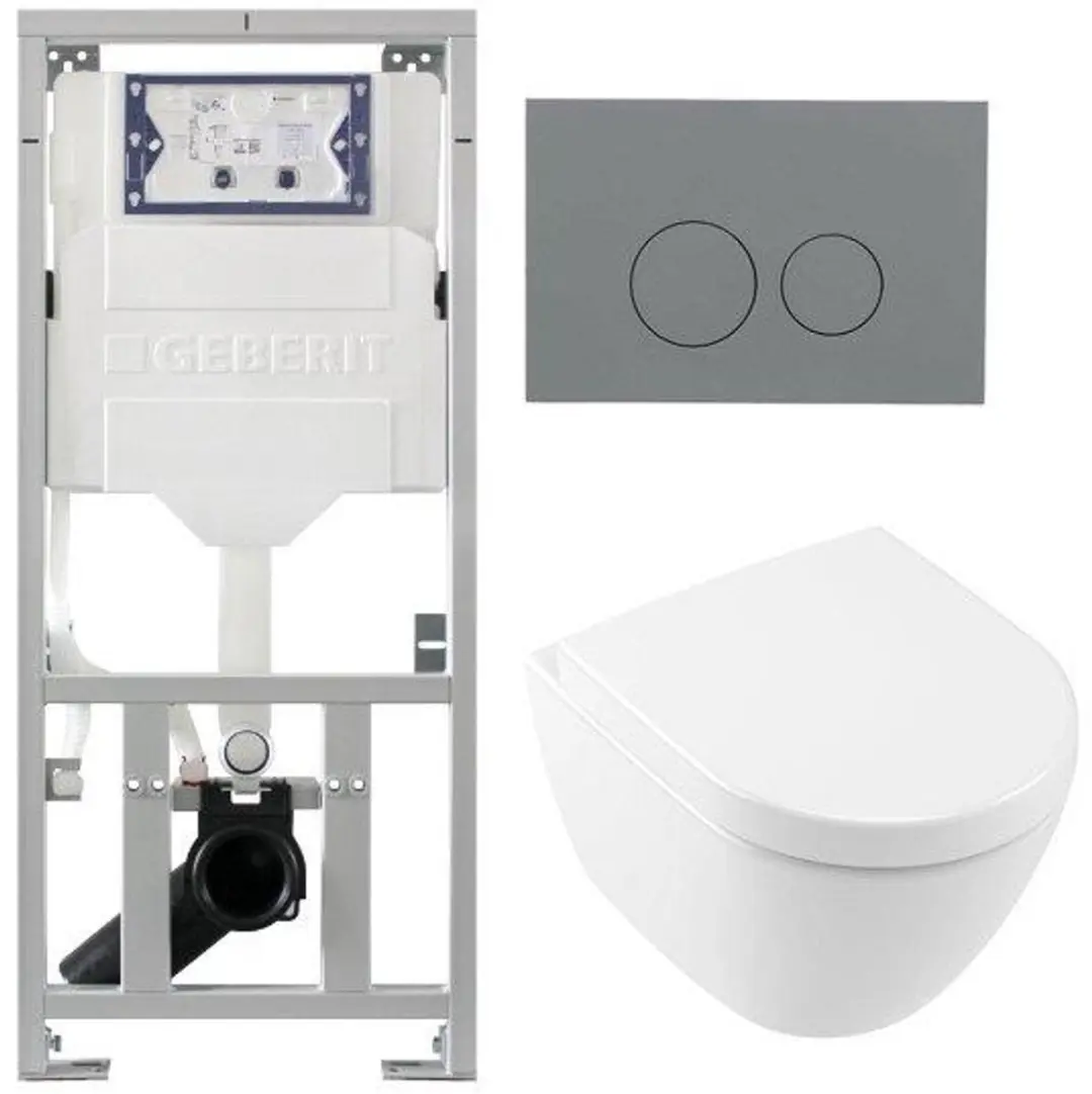 Villeroy & Boch Subway 2.0 Compact DirectFlush Toiletset Geberit reservoir