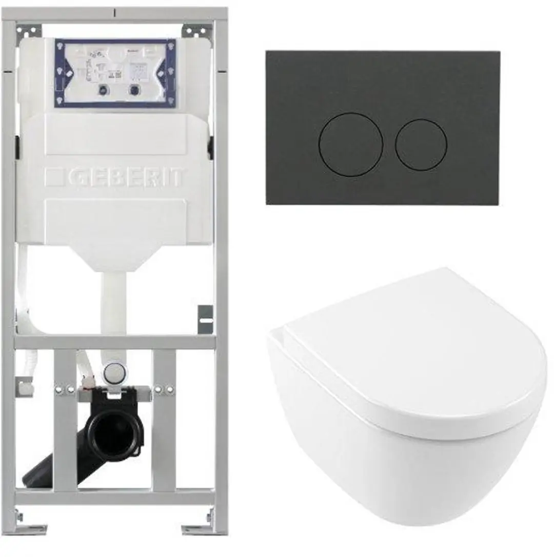 Villeroy & Boch Subway 2.0 Compact DirectFlush Toiletset Geberit reservoir