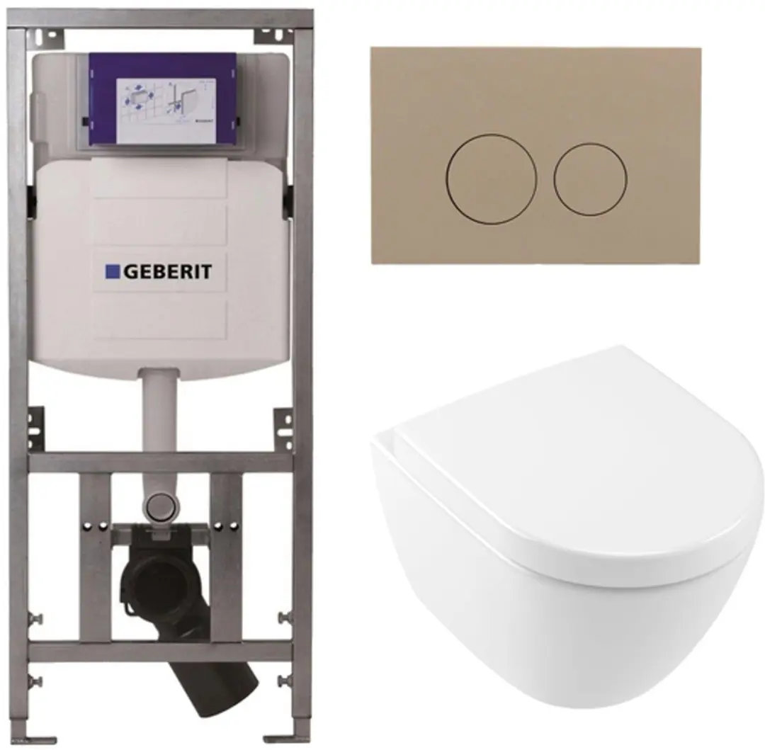 Villeroy & Boch Subway 2.0 Compact DirectFlush Toiletset Geberit reservoir