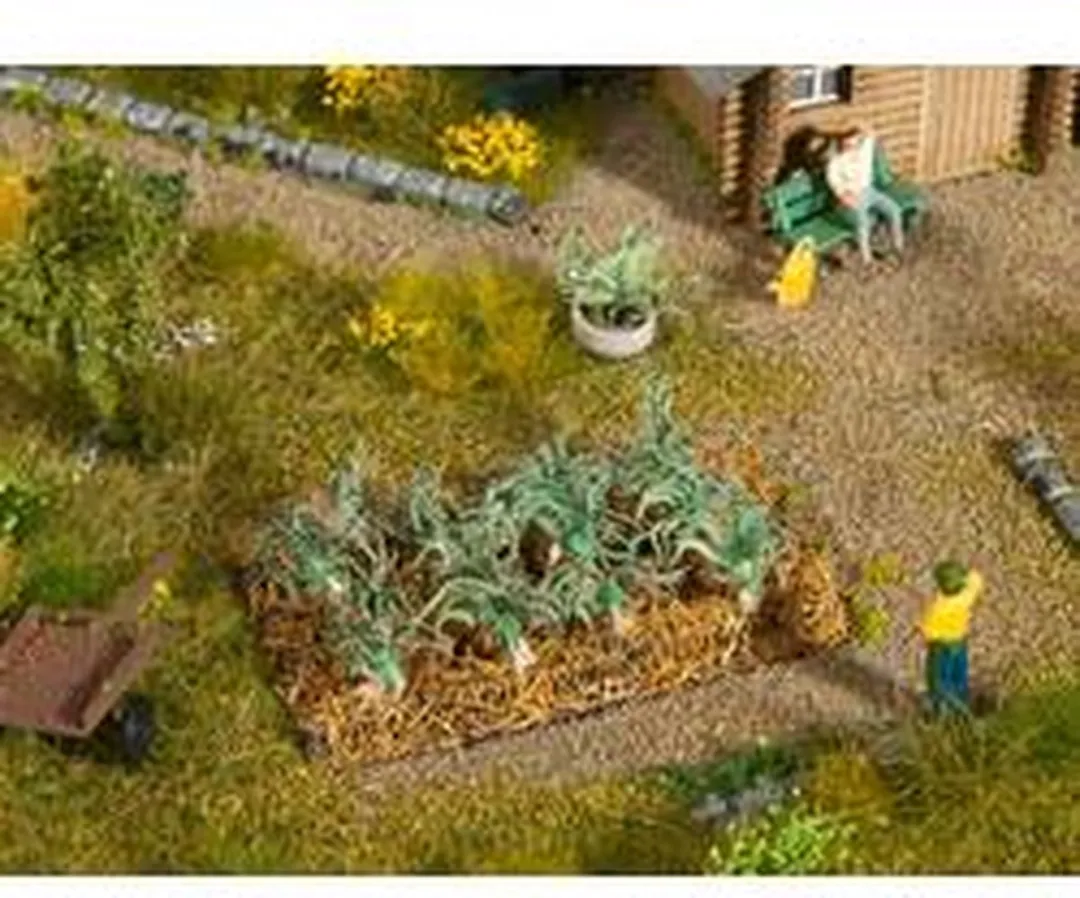 Noch Prei Landschapsbouwdecoratie Schaal H0 - Bruin/ Groen/ Wit