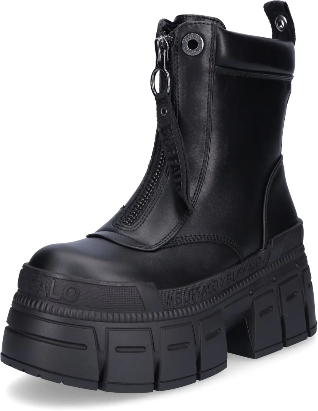 Buffalo dameslaars Gospher Zip Boot zwart