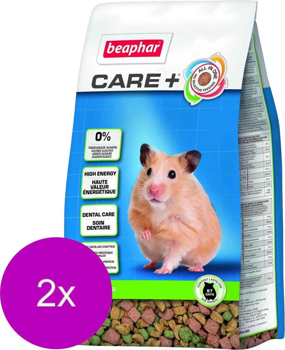 Beaphar Care+ Hamstervoer 1400g