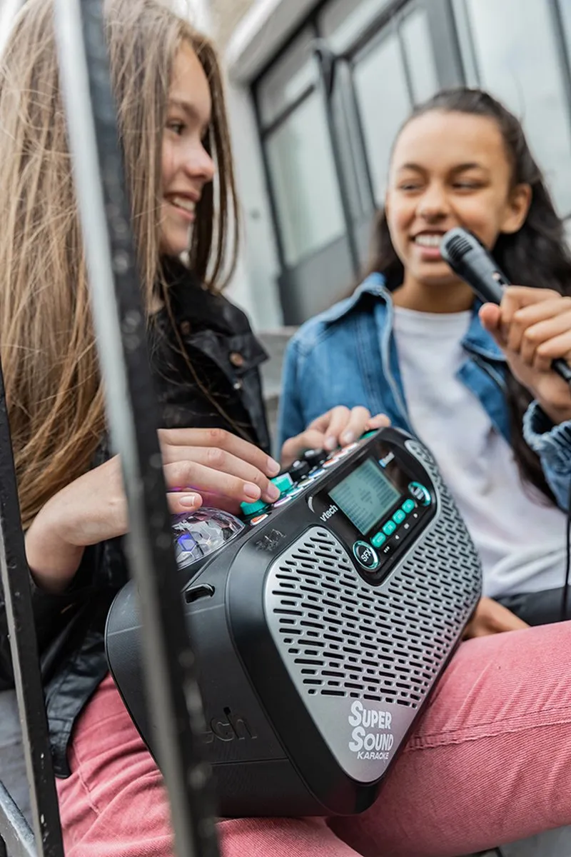 VTech KidiMusic Super Sound Karaoke - 1 Microfoon - Zwart - afbeelding 6 van 6