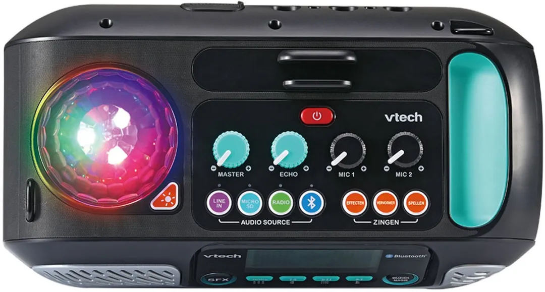 VTech KidiMusic Super Sound Karaoke - 1 Microfoon - Zwart