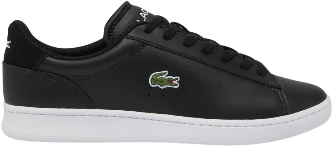 Lacoste Carnaby Set 224 1 SMA Heren Sneakers - Zwart/Wit - Maat 46 - afbeelding 4 van 6