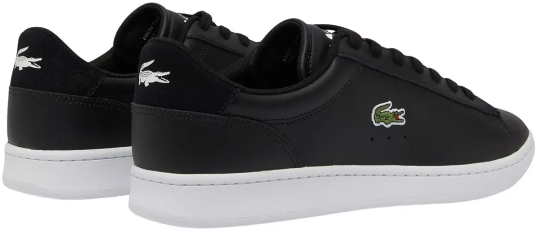 Lacoste Carnaby Set 224 1 SMA Heren Sneakers - Zwart/Wit - Maat 46 - afbeelding 5 van 6