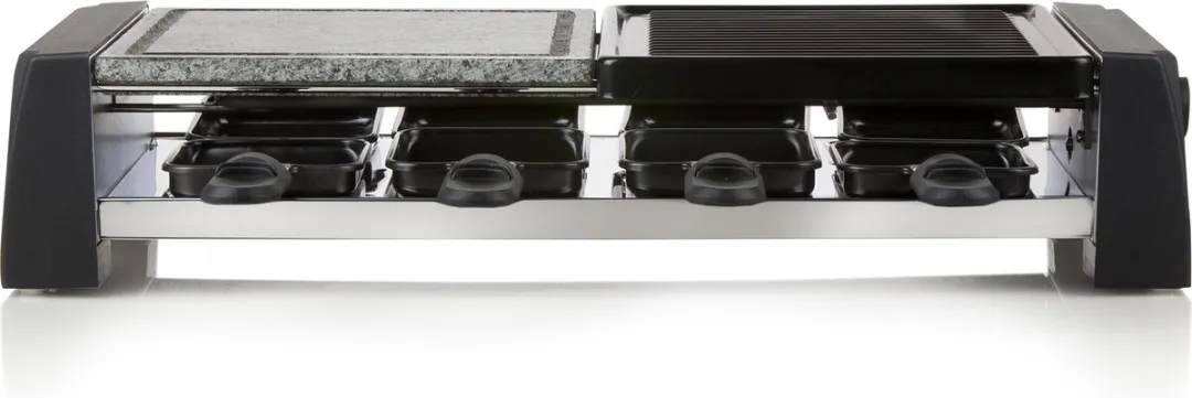Domo DO9190G Raclette/Steengrill 8 Personen - 1200W - Zwart