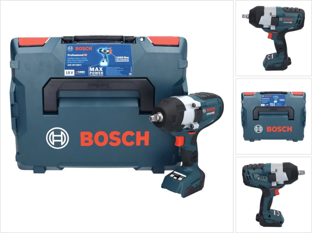 Bosch Professional GDS 18V-1000 C Slagmoeraanzetter - 2600 Slagen/min