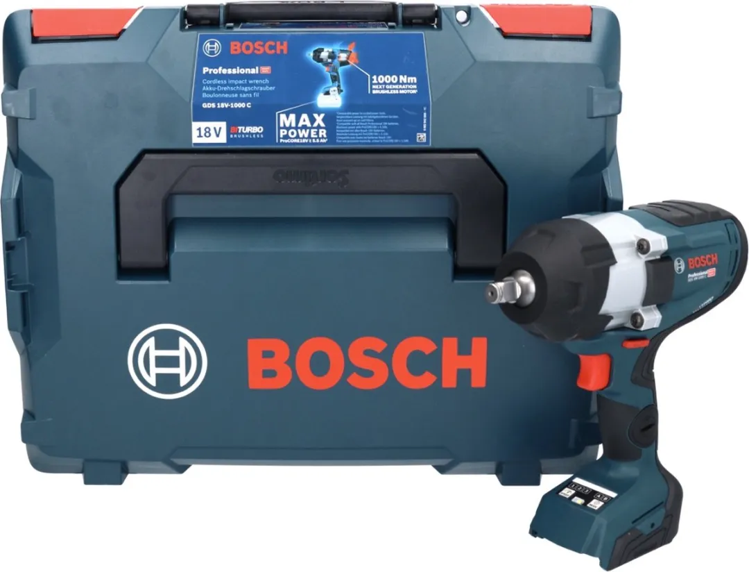 Bosch Professional GDS 18V-1000 C Slagmoeraanzetter - 2600 Slagen/min
