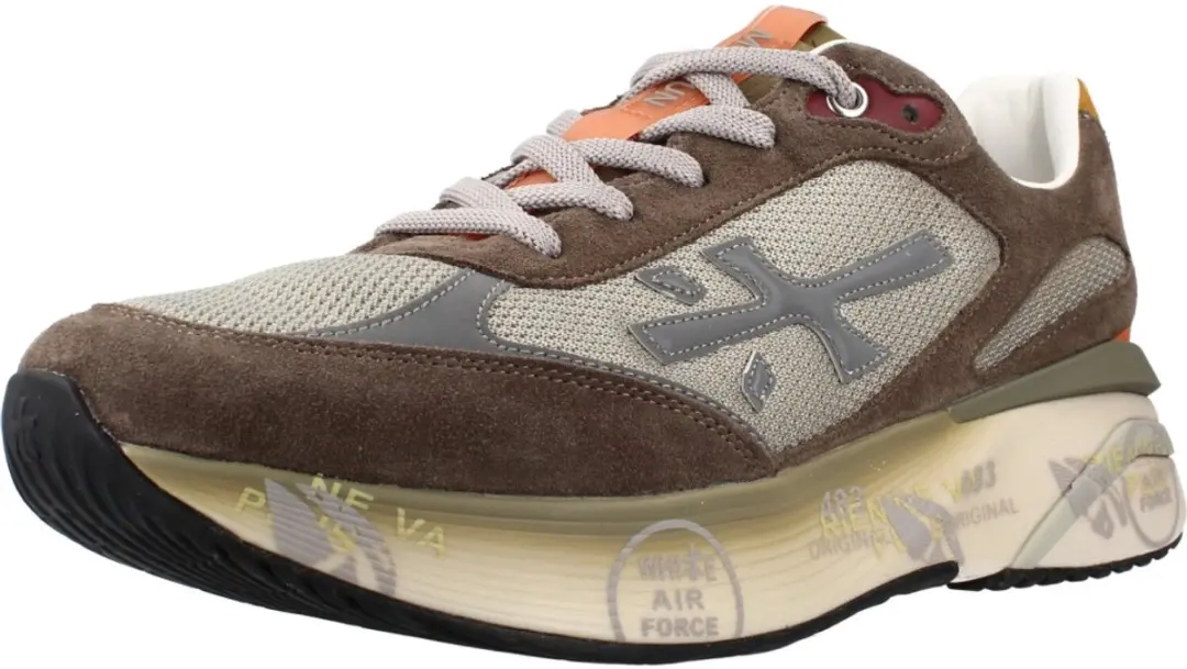 Premiata Moerun Sneakers - Lever/Taupe - afbeelding 3 van 6