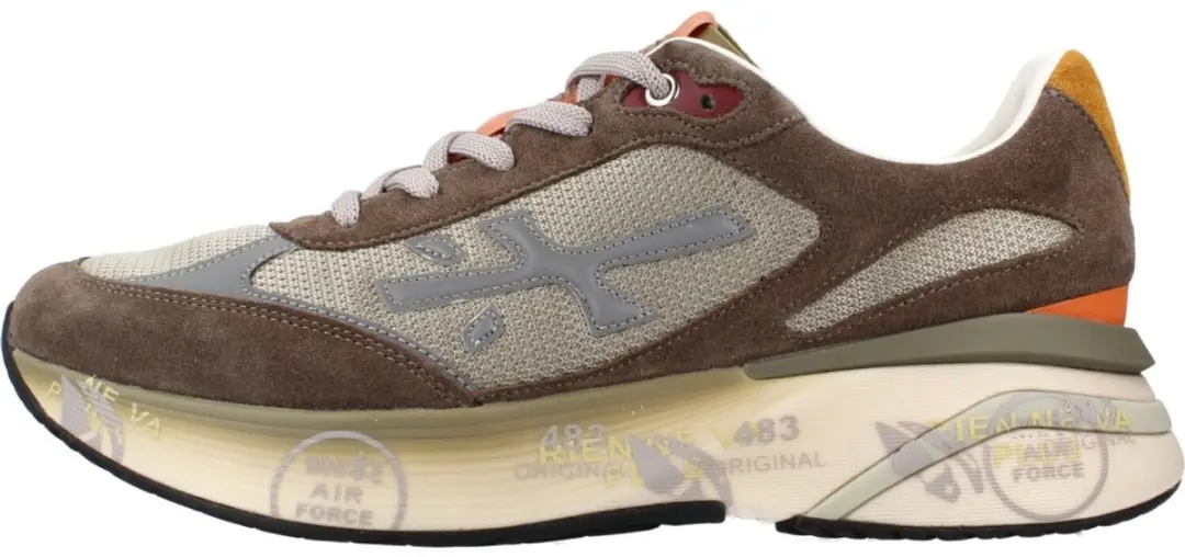 Premiata Moerun Sneakers - Lever/Taupe - afbeelding 2 van 6