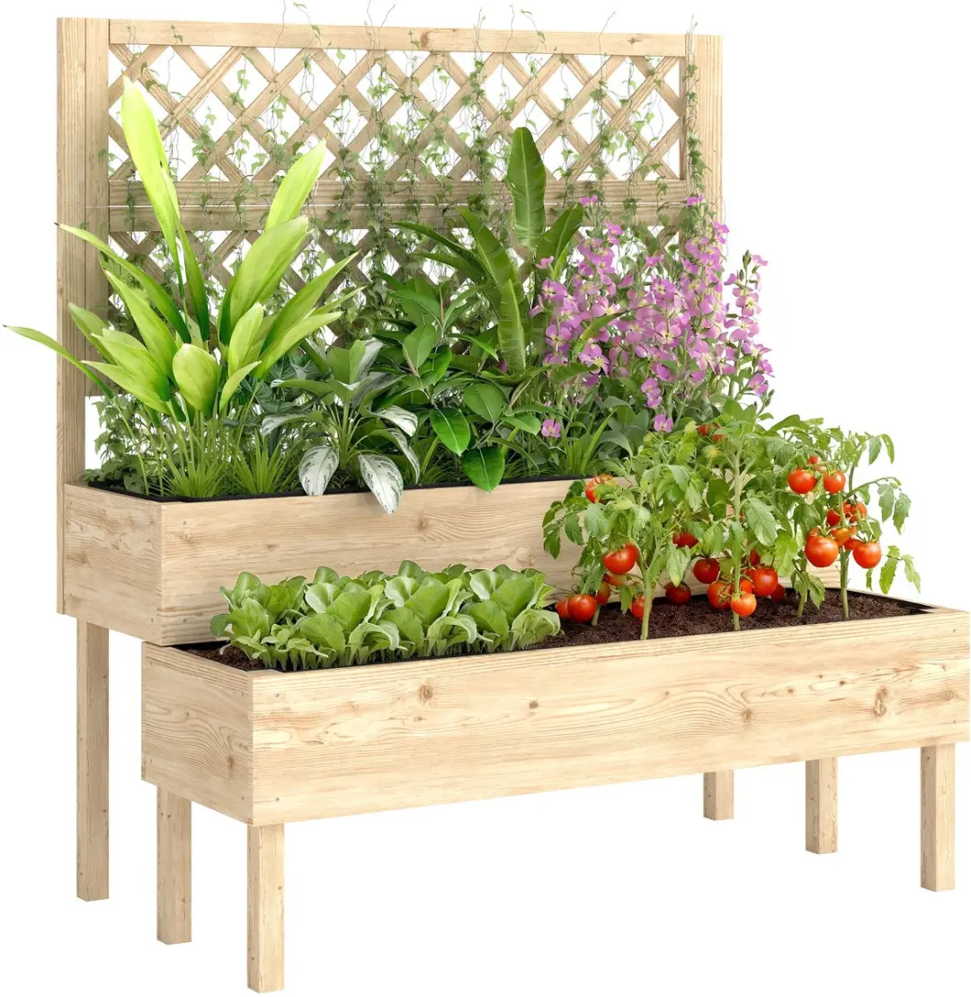 Outsunny Multifunctioneel Tuinbed