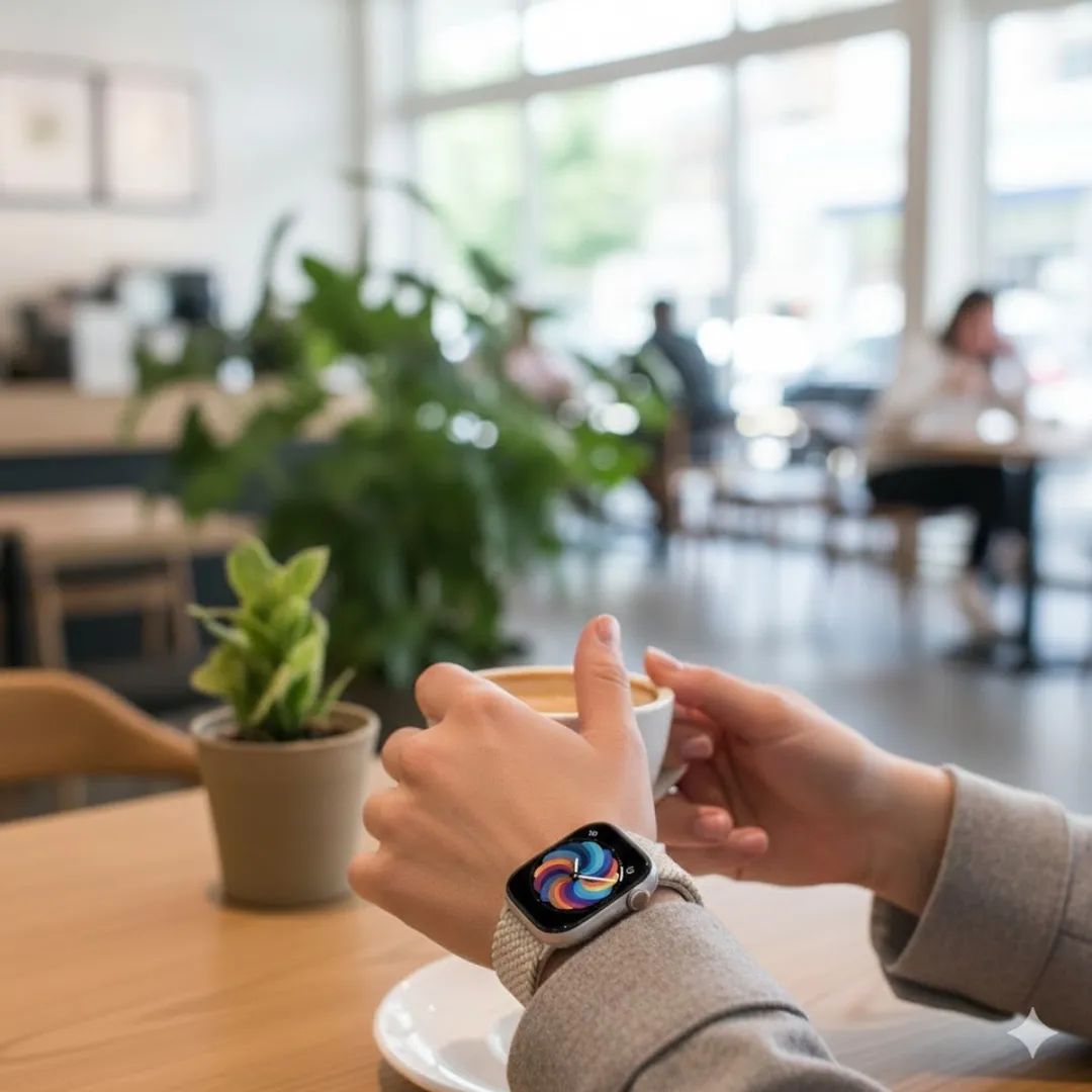 NUVEX Ivoorwit Horlogebandje Apple Watch 38-42mm - Elastisch