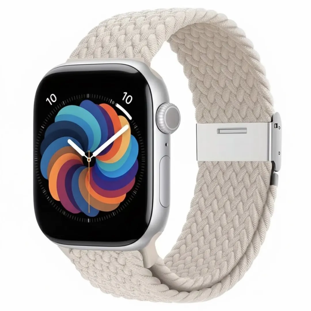 NUVEX Ivoorwit Horlogebandje Apple Watch 38-42mm