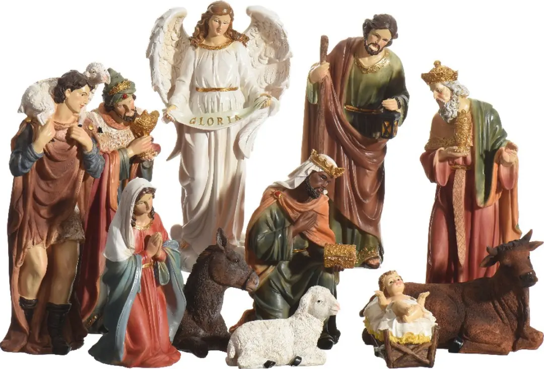 Decoris Kerstgroep Poly 30cm