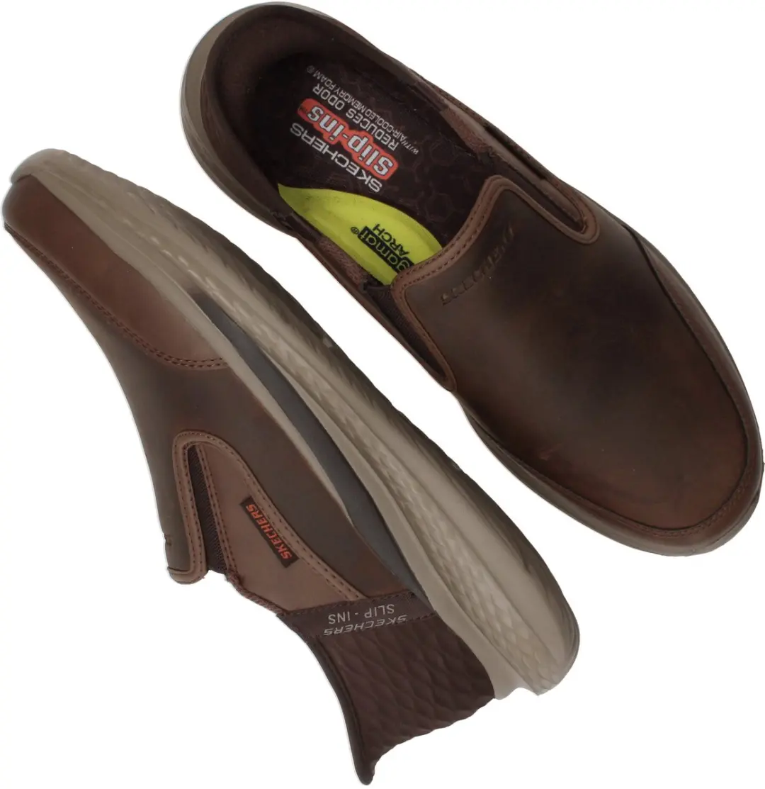 Skechers Slip-Ins Slade Cooper Instappers - Bruin - 47 - afbeelding 5 van 6