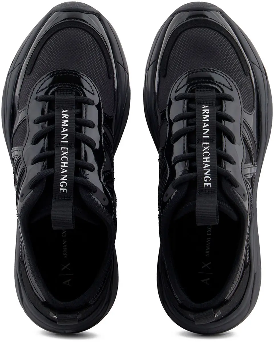 Armani Exchange Logo Dames Schoenen - Zwart - afbeelding 4 van 6