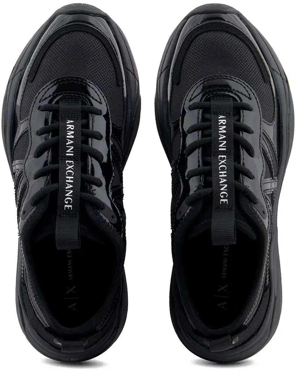 Armani Exchange Logo Dames Schoenen - Zwart - afbeelding 6 van 6