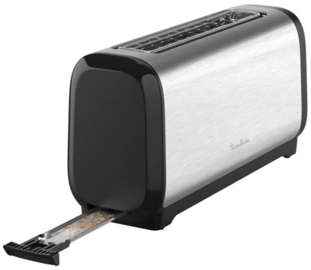 Moulinex LS5S0DE0 Broodrooster 2 Sneden 1430W - Zwart/Roestvrijstaal