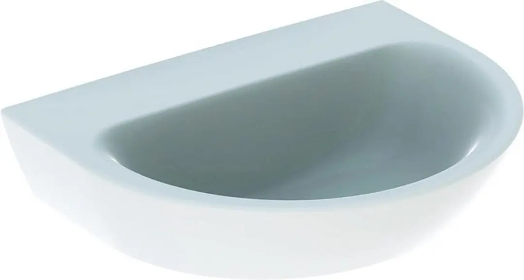 Geberit Renova Fontein 50X40Cm Z/Kraangat Z/Overloop Tect/Wit