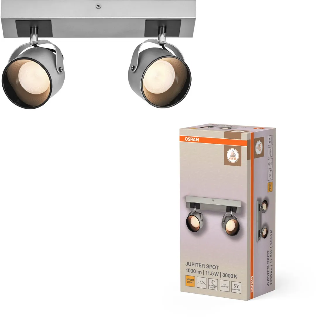 Osram Decor Spot Jupiter Silver 2 - 11,5W Warm Wit