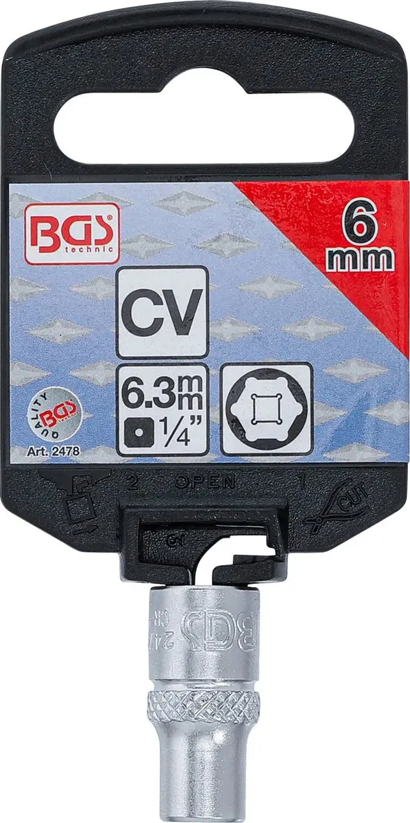 BGS technic Dopsleutel 6 mm